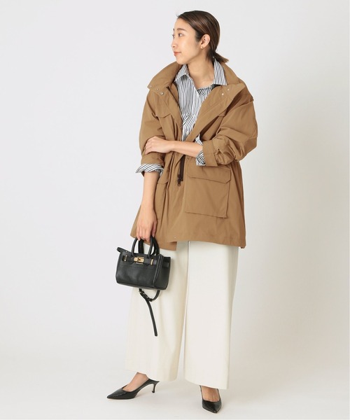 journal standard L'essage(ジャーナルスタンダードレサージュ)の「LIMONTA ナイロンフィールドジャケット◆(その他アウター・レディース・ブラック/キャメル・FREE)」の4枚目の写真
