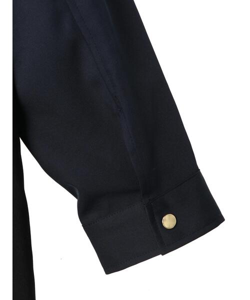AMERICAN HOLIC(アメリカンホリック)の「バックプリーツトレンチコート(ブルゾン・レディース・ネイビー・L/M)」の16枚目の写真