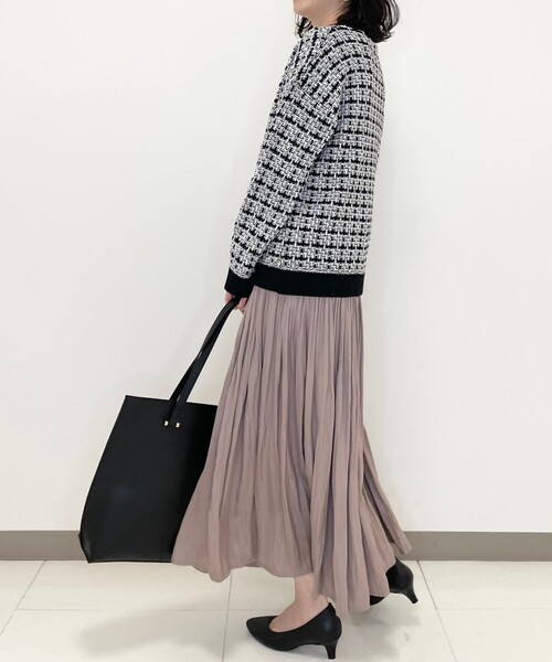 DRESKIP(ドレスキップ)の「◆ツイードニットカーディガン(カーディガン/ボレロ・レディース・オフホワイト/ホワイト系6/ブラック系3・02/03/04)」の15枚目の写真