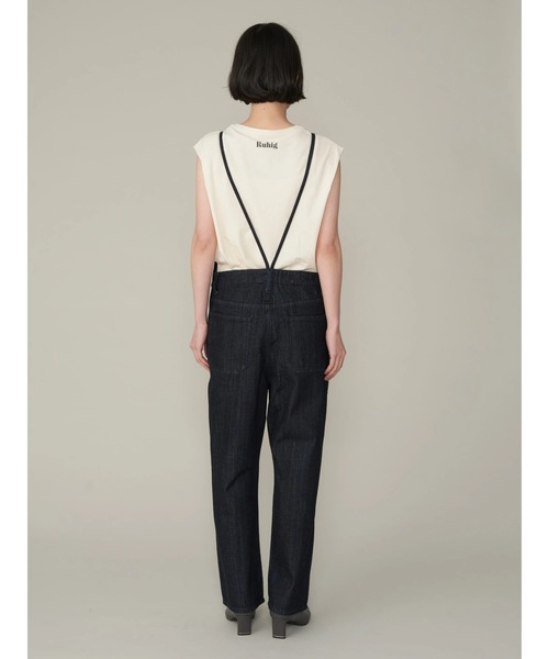 AMERICAN HOLIC（アメリカンホリック）の「デニムサロペット（サロペット/オーバーオール・レディース・ワンウォッシュ・M/L）」の2枚目の写真