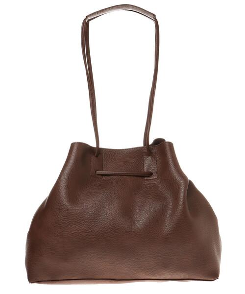 INGNI（イング）の「ポーチ付大きめトート（トートバッグ・レディース・アイボリー/ブラウン/ブラック・ONE SIZE）」の4枚目の写真