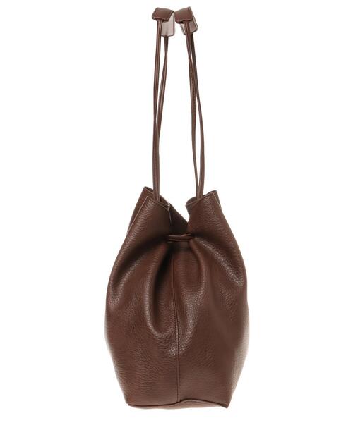 INGNI（イング）の「ポーチ付大きめトート（トートバッグ・レディース・アイボリー/ブラウン/ブラック・ONE SIZE）」の5枚目の写真