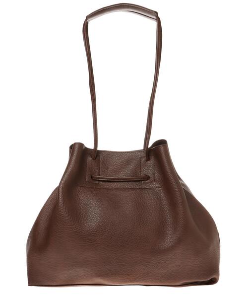 INGNI（イング）の「ポーチ付大きめトート（トートバッグ・レディース・アイボリー/ブラウン/ブラック・ONE SIZE）」の6枚目の写真