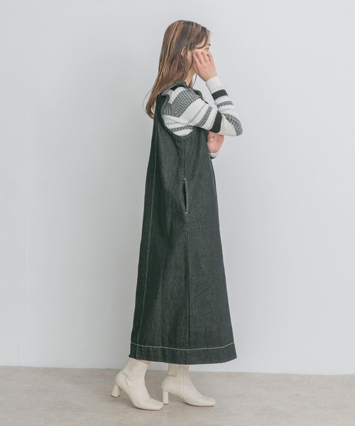 KBF（ケイビーエフ）の「マルチボーダーニット（ニット/セーター・レディース・ピンク系その他/ブルー系その他/ホワイト系その他・ONE）」の9枚目の写真