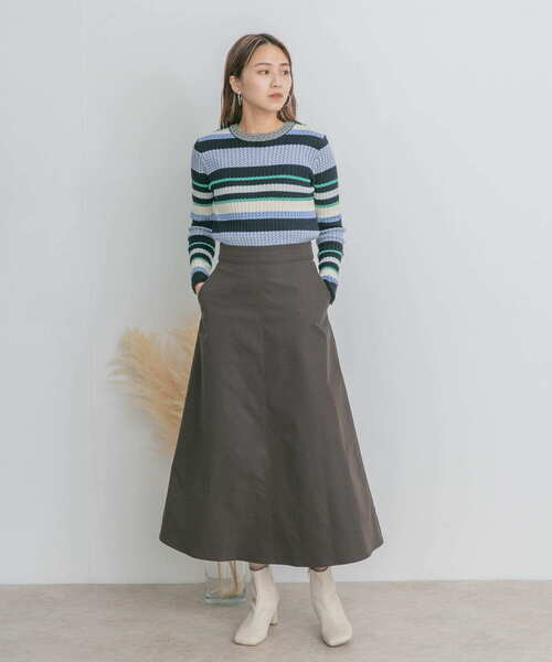 KBF（ケイビーエフ）の「マルチボーダーニット（ニット/セーター・レディース・ピンク系その他/ブルー系その他/ホワイト系その他・ONE）」の13枚目の写真