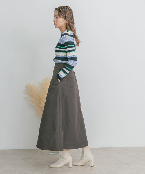 KBF（ケイビーエフ）の「マルチボーダーニット（ニット/セーター・レディース・ピンク系その他/ブルー系その他/ホワイト系その他・ONE）」の14枚目の写真