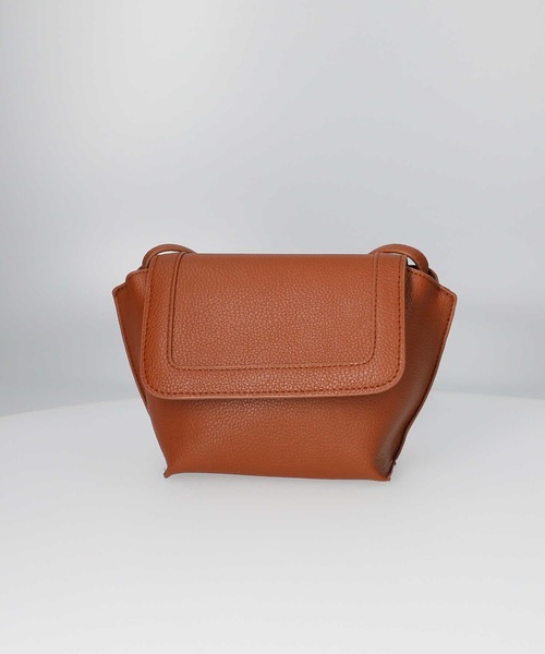 HONEYSUCKLE ROSE（ハニーサックルローズ）の「【HONEYSUCKLE ROSE】ＰＵフラップショルダー（ショルダーバッグ・レディース・ブラック/ブラウン・フリー）」の10枚目の写真