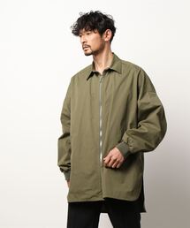 Lui's | ZIPロングシャツブルゾン(シャツ/ブラウス)