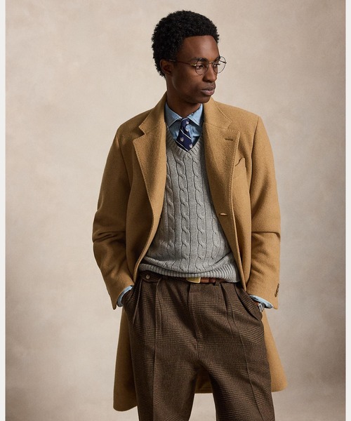 POLO RALPH LAUREN（ポロ ラルフ ローレン）の「ケーブルニット コットン セーター ベスト（ベスト・メンズ・グレー系・S/M/L/XL/XS/XXL）」の2枚目の写真
