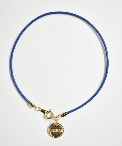 DOUBLE STEAL（ダブルスティール）の「Leather Cord Anklet（アンクレット・メンズ・ブルー/グリーン系その他/レッド/グリーン/キャメル/ブラック・FREE）」の16枚目の写真