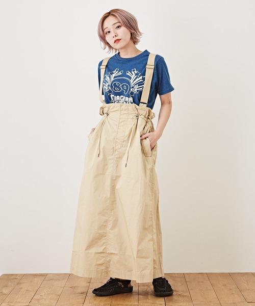 CUBE SUGAR(キューブシュガー)の「インディゴ天竺カットソー半袖グラフィックTシャツ(Tシャツ/カットソー・レディース・ライトブルー/インディゴブルー・M)」の8枚目の写真