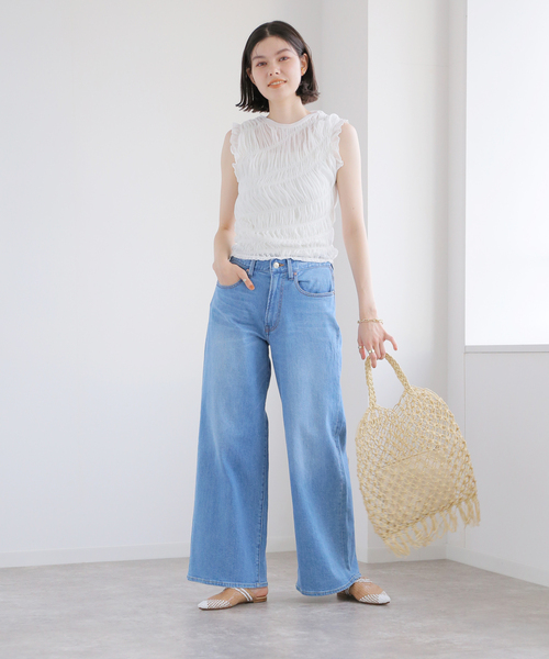 FABIO RUSCONI（ファビオルスコーニ）の「FABIO RUSCONI ポインテッドメッシュミュール（サンダル・レディース・ベージュ/ブラウン・36/37/38）」の15枚目の写真