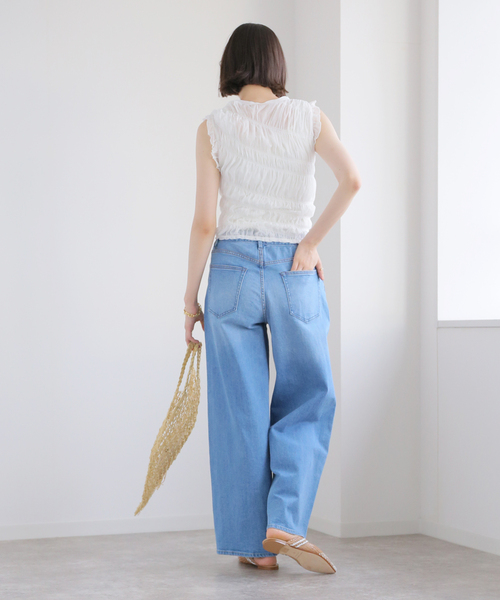 FABIO RUSCONI（ファビオルスコーニ）の「FABIO RUSCONI ポインテッドメッシュミュール（サンダル・レディース・ベージュ/ブラウン・36/37/38）」の17枚目の写真