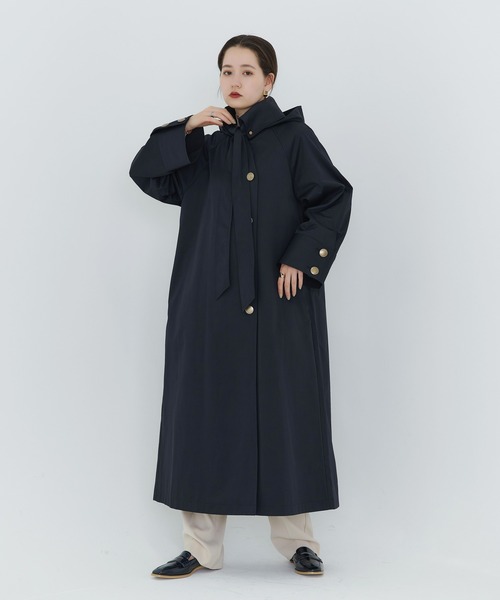 TINA：JOJUN（ティーナジョジュン）の「テントライン スプリングコート TINA：JOJUN（その他アウター・レディース・ベージュ/ネイビー・M/S）」の13枚目の写真