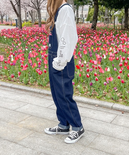 PairPair(ペアペア)の「アソートオーバーオール(サロペット/オーバーオール・レディース・サックスブルー/ダークインディゴブルー/ブルー系その他・フリー)」の14枚目の写真