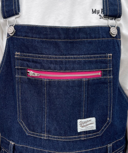 PairPair(ペアペア)の「アソートオーバーオール(サロペット/オーバーオール・レディース・サックスブルー/ダークインディゴブルー/ブルー系その他・フリー)」の11枚目の写真