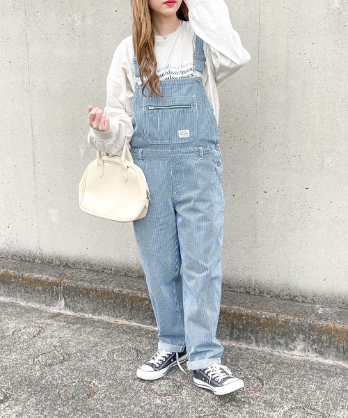 PairPair(ペアペア)の「アソートオーバーオール(サロペット/オーバーオール・レディース・サックスブルー/ダークインディゴブルー/ブルー系その他・フリー)」の6枚目の写真