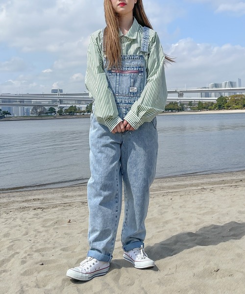 PairPair(ペアペア)の「アソートオーバーオール(サロペット/オーバーオール・レディース・サックスブルー/ダークインディゴブルー/ブルー系その他・フリー)」の4枚目の写真