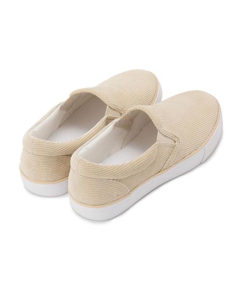 Another Edition（アナザーエディション）の「コーデュロイスリッポン/■AEBC CORD SlipOn◆（スニーカー・レディース・ナチュラル/ネイビー・MEDIUM/SMALL/LARGE）」の10枚目の写真