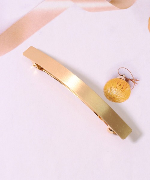 BAYBLO（ベイブロ）の「(SB)スリム スティック メタル バレッタ（バレッタ/ヘアクリップ・レディース・シルバー/ゴールド・ONE SIZE）」の6枚目の写真