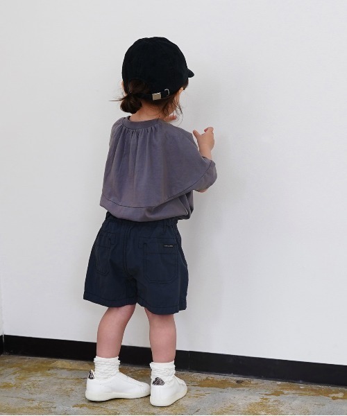 quoti use fith(クゥオティ ユース フィス)の「ダンプ5分丈パンツ(その他パンツ・キッズ・チャコールグレー/ベージュ/ブルー/アイボリー・90/100/110/120/80/130)」の10枚目の写真