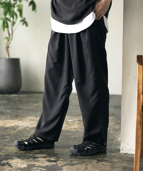 JOURNAL STANDARD relume(ジャーナルスタンダード レリューム)の「《追加》CALIFORNIA ツータック シェフパンツ(スラックス・メンズ・ブラック/ベージュ/グリーン/サックスブルー・SMALL/MEDIUM/LARGE)」の18枚目の写真