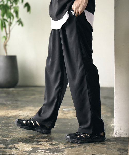 JOURNAL STANDARD relume(ジャーナルスタンダード レリューム)の「《追加》CALIFORNIA ツータック シェフパンツ(スラックス・メンズ・ブラック/ベージュ/グリーン/サックスブルー・SMALL/MEDIUM/LARGE)」の20枚目の写真