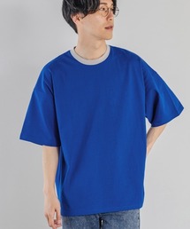 improves | Nanotec ヘビーウェイト リンガー配色 オーバーサイズ 半袖Tシャツ(Tシャツ/カットソー)