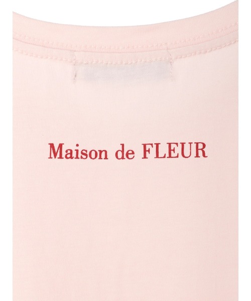 Maison de FLEUR(メゾンドフルール)の「Disney Marie/Tシャツ(Tシャツ/カットソー・レディース・ピンク/ホワイト・FREE)」の13枚目の写真
