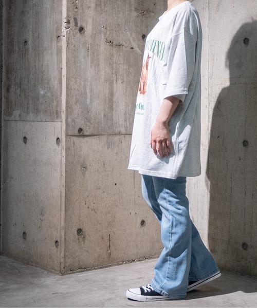 JOHN'S CLOSET(ジョンズクローゼット)の「【13】アニマルプリントTシャツ(Tシャツ/カットソー・メンズ・ホワイト/アッシュグレー/ブラック/その他/スモーキーグリーン系・MEDIUM/LARGE)」の14枚目の写真