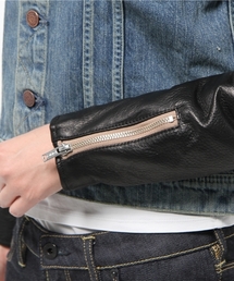 HYSTERIC GLAMOUR(ヒステリックグラマー)の「SP加工デニム レザー HYSTERIC GLAMOUR(ヒステリックグラマー)の「SP加工デニム レザー