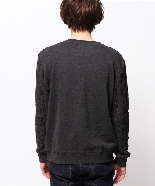OUTLET（アウトレット）の「【WHO'S WHO gallery】EX袖ニット（ニット/セーター・メンズ・クリーム/グレー/チャコールグレー・LARGE/MEDIUM）」の6枚目の写真