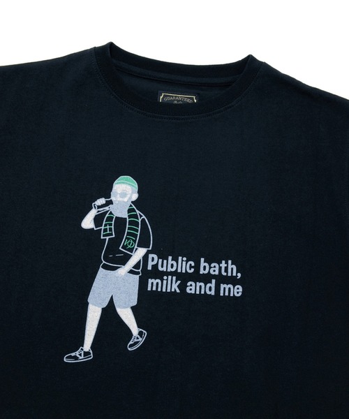 modem design（モデムデザイン）の「MODEM DESIGN/モデムデザイン　USATee -NEW湯おじさん-（Tシャツ/カットソー・メンズ・ブラック/ホワイト・MEDIUM/X-LARGE/LARGE）」の4枚目の写真