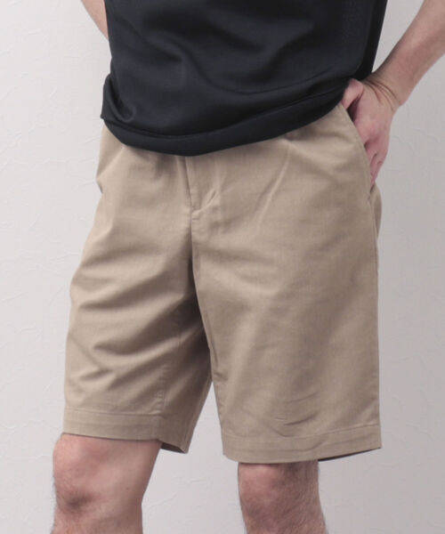 NOLLEY'S goodman(ノーリーズグッドマン)の「コットンリネンショーツ ショートパンツ(※吸水速乾素材COOLMAX(R)使用)(その他パンツ・メンズ・サックスブルー/グレー/ベージュ/オレンジ/ネイビー・L/M/S/XL)」の1枚目の写真