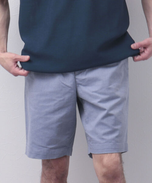 NOLLEY'S goodman(ノーリーズグッドマン)の「コットンリネンショーツ ショートパンツ(※吸水速乾素材COOLMAX(R)使用)(その他パンツ・メンズ・サックスブルー/グレー/ベージュ/オレンジ/ネイビー・L/M/S/XL)」の4枚目の写真