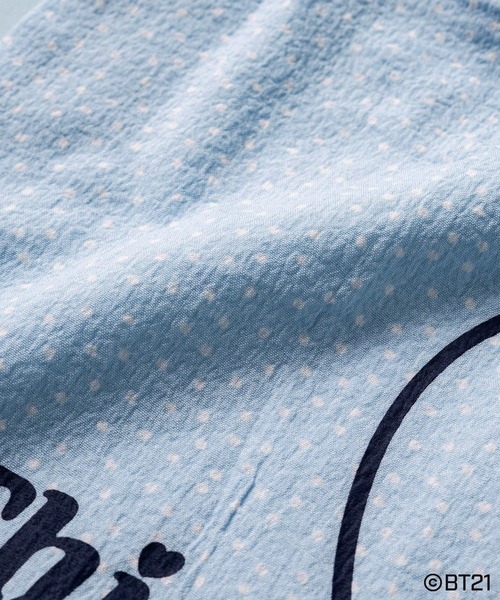 one after another NICE CLAUP（ワンアフターアナザーナイスクラップ）の「BT21ポーチ付エコバック（エコバッグ/サブバッグ・レディース・その他1/サックスブルー/オレンジ/ベージュ/ピンク/グリーン系その他/ピンク系その他・FREE）」の21枚目の写真