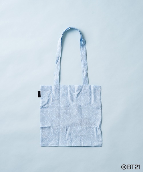 one after another NICE CLAUP（ワンアフターアナザーナイスクラップ）の「BT21ポーチ付エコバック（エコバッグ/サブバッグ・レディース・その他1/サックスブルー/オレンジ/ベージュ/ピンク/グリーン系その他/ピンク系その他・FREE）」の20枚目の写真