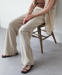 Chillfar | ランダムストライプサマーニットパンツ(その他パンツ)