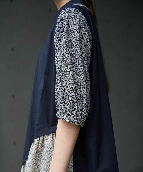 FRAPBOIS（フラボア）の「フラード ワンピース（ワンピース・レディース・ネイビー/イエロー・1/0）」の12枚目の写真