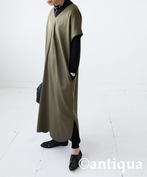 antiqua(アンティカ)の「サイドゴムレースアップシューズ(ドレスシューズ・レディース・ブラック・LL/S/M/L)」の15枚目の写真