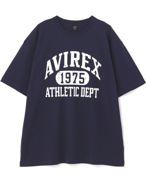 AVIREX（アヴィレックス）の「【直営店限定】カレッジ ロゴ Tシャツ / COLLEGE LOGO T-SHIRT / アヴィレックス / AVIREX（Tシャツ/カットソー・メンズ・ブラック/ホワイト/ネイビー・M/XL/L/2XL）」の3枚目の写真