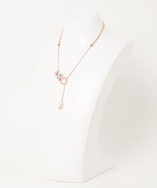 CHARLES & KEITH(チャールズ & キース)の「クリスタルエンベリッシュド ダブルチェーンネックレス(ネックレス・レディース・シルバー/ゴールド/ゴールド系その他・FREE)」の16枚目の写真