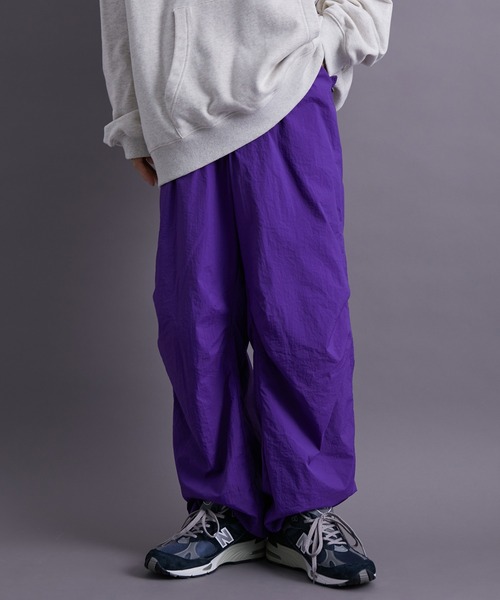 re_k by JUNRED(レクバイジュンレッド)の「re_k by JUNRED / ナイロンスノーパンツ(その他パンツ・メンズ・ライトグレー/ブラック/パープル・S/M/L)」の3枚目の写真