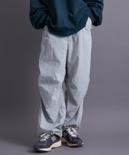 re_k by JUNRED(レクバイジュンレッド)の「re_k by JUNRED / ナイロンスノーパンツ(その他パンツ・メンズ・ライトグレー/ブラック/パープル・S/M/L)」の1枚目の写真