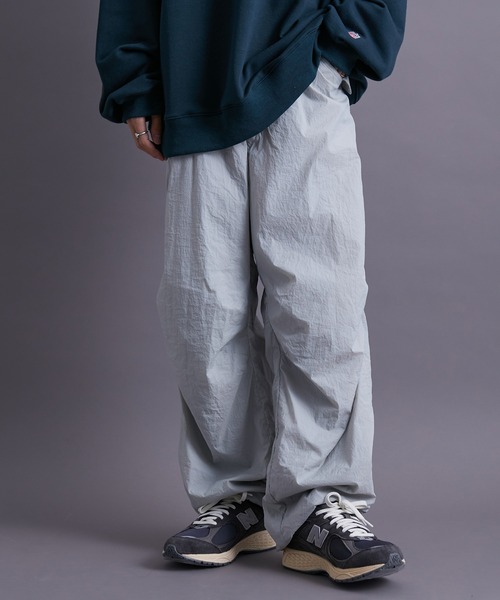 re_k by JUNRED(レクバイジュンレッド)の「re_k by JUNRED / ナイロンスノーパンツ(その他パンツ・メンズ・ライトグレー/ブラック/パープル・S/M/L)」の7枚目の写真