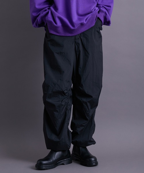 re_k by JUNRED(レクバイジュンレッド)の「re_k by JUNRED / ナイロンスノーパンツ(その他パンツ・メンズ・ライトグレー/ブラック/パープル・S/M/L)」の4枚目の写真