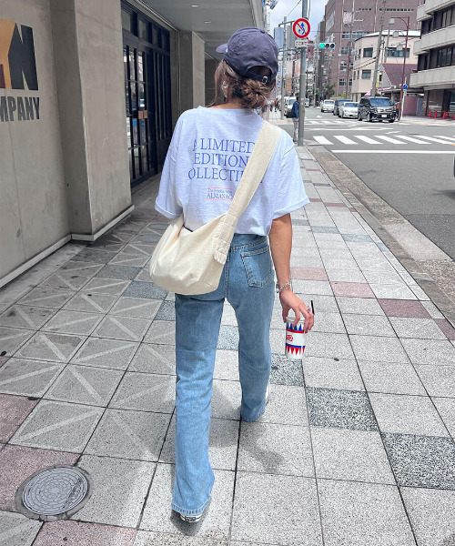 ISOOK（アイスー）の「Merange back logo TEE / メランジバック