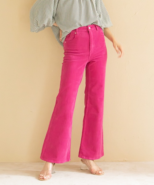 U by SPICK&SPAN（ユーバイスピックアンドスパン）の「【ROLLA’S/ローラス】EASTCOAST CROP FLARE（その他パンツ・レディース・ピンク・X-SMALL/SMALL）」の20枚目の写真