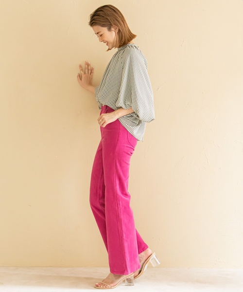 U by SPICK&SPAN（ユーバイスピックアンドスパン）の「【ROLLA’S/ローラス】EASTCOAST CROP FLARE（その他パンツ・レディース・ピンク・X-SMALL/SMALL）」の11枚目の写真