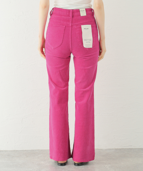 U by SPICK&SPAN（ユーバイスピックアンドスパン）の「【ROLLA’S/ローラス】EASTCOAST CROP FLARE（その他パンツ・レディース・ピンク・X-SMALL/SMALL）」の12枚目の写真